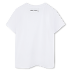 Camiseta con estr&aacute;s KARL LAGERFELD KIDS 
                    NI&Ntilde;A