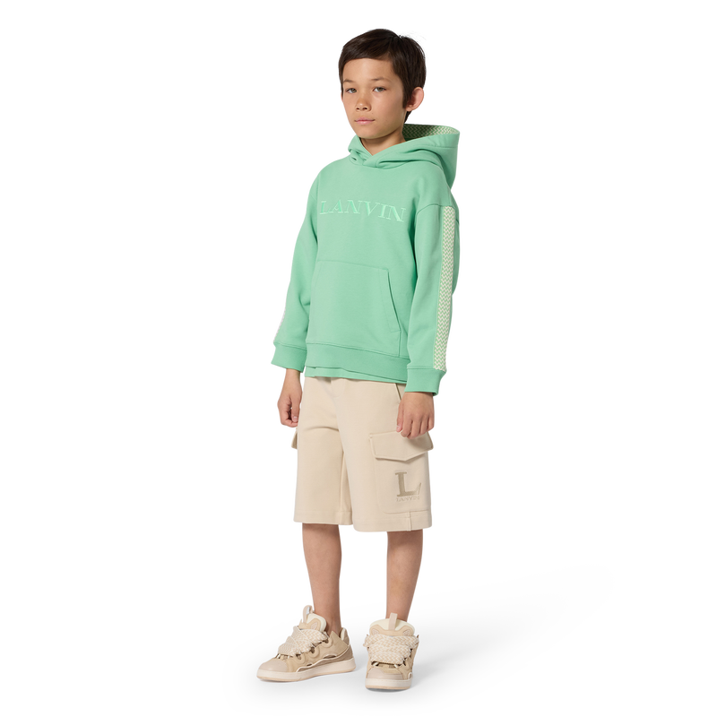 SUDADERA CON CAPUCHA LANVIN 
                        NI&Ntilde;A