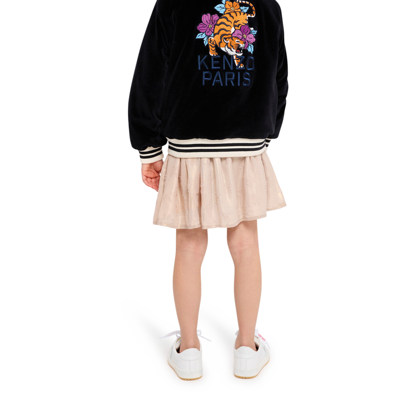 Falda de jacquard lam&eacute; KENZO KIDS 
                        NI&Ntilde;A