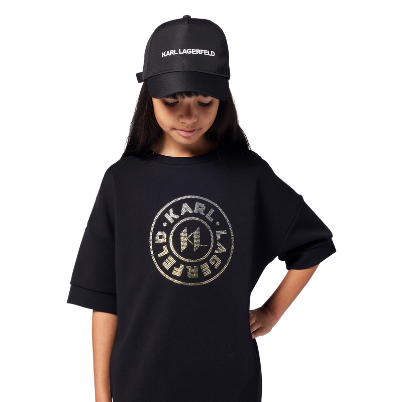 Gorra bordada ajustable KARL LAGERFELD KIDS 
                        NI&Ntilde;O