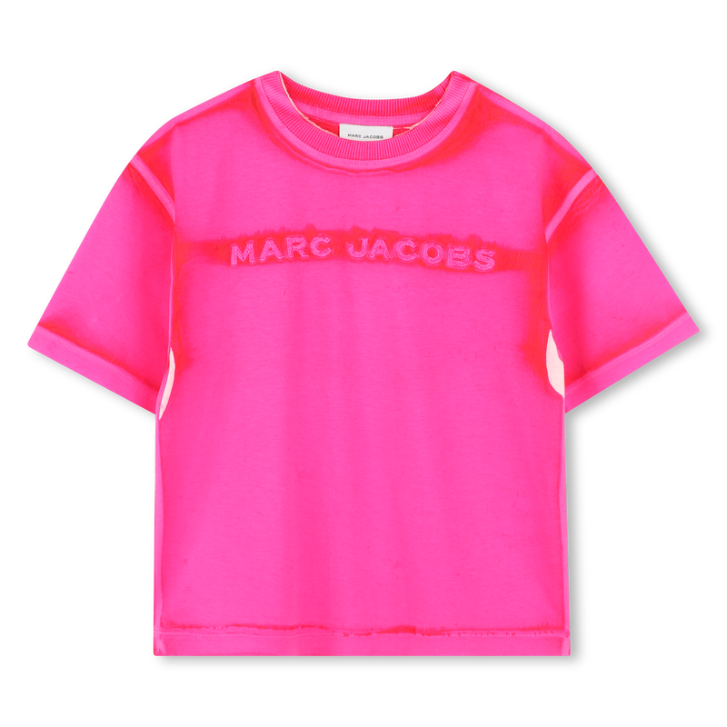 Camiseta de algod&oacute;n bordada MARC JACOBS 
                        UNISEXO