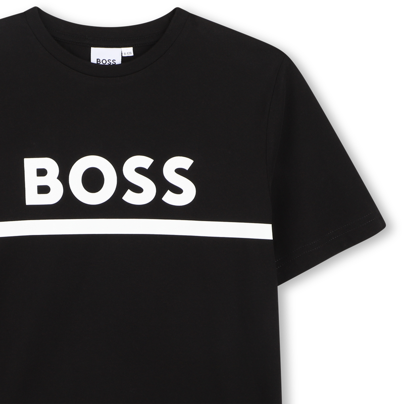 CAMISETA DE MANGA CORTA BOSS 
                        NI&Ntilde;O