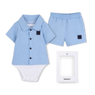Conjunto de camisa y pantal&oacute;n corto TIMBERLAND 
                    NI&Ntilde;O