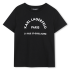 Camiseta estampada KARL LAGERFELD KIDS 
                    NI&Ntilde;O