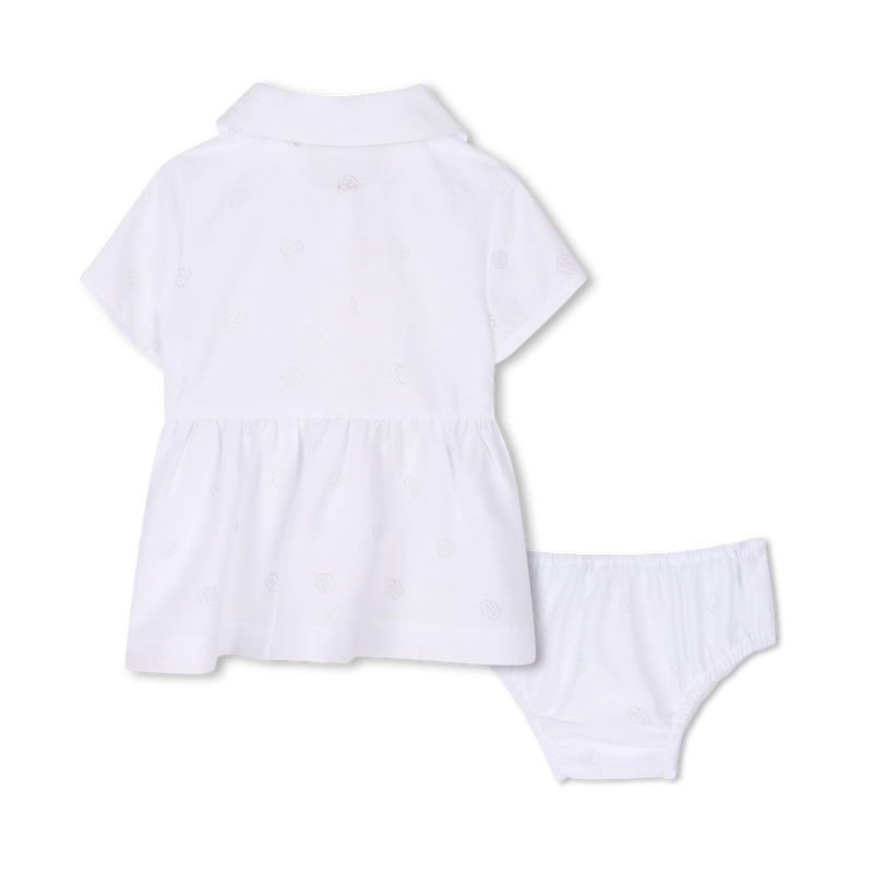 Conjunto de vestido y pololos BOSS 
                        NI&Ntilde;A