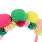 Diadema con pompones BILLIEBLUSH 
                    NI&Ntilde;A