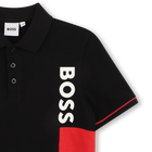 POLO MANGA CORTA BOSS 
                    NI&Ntilde;O