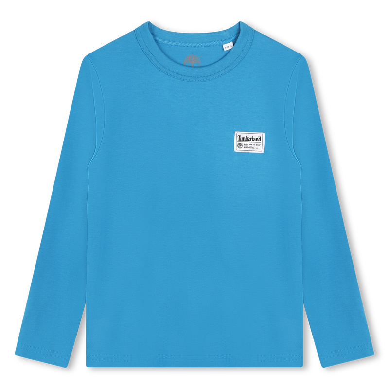 Camiseta lisa con etiqueta TIMBERLAND 
                        NI&Ntilde;O