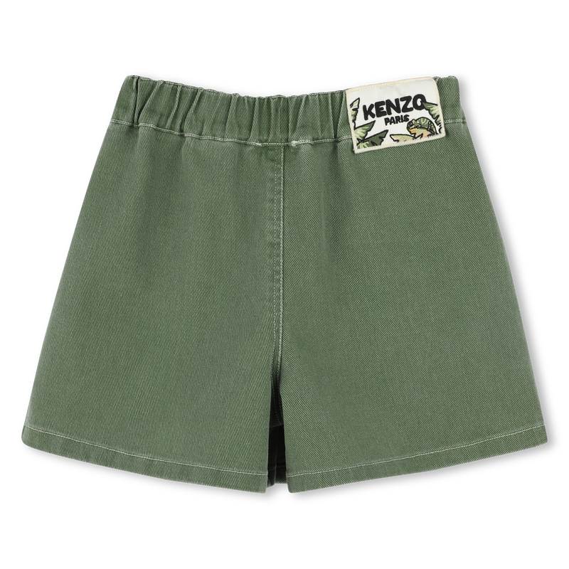 Falda pantal&oacute;n de algod&oacute;n KENZO KIDS 
                        NI&Ntilde;A