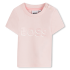 Camiseta estampado brillante BOSS 
                    NI&Ntilde;A