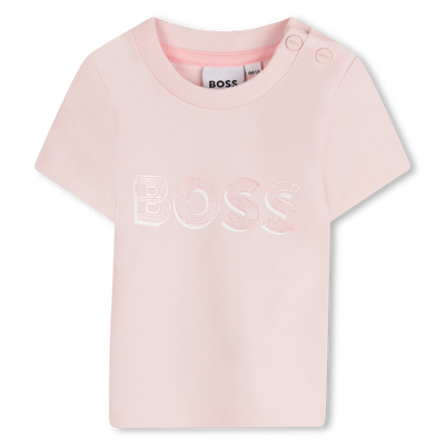 Camiseta estampado brillante BOSS NI&Ntilde;A