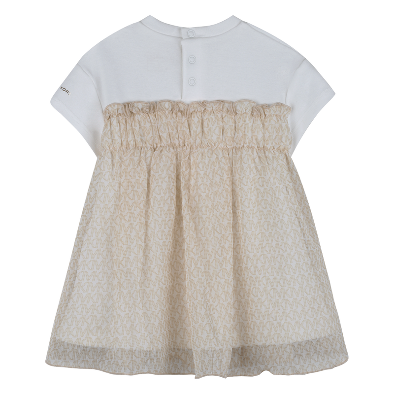 VESTIDO MANGA CORTA MICHAEL KORS 
                        NI&Ntilde;A