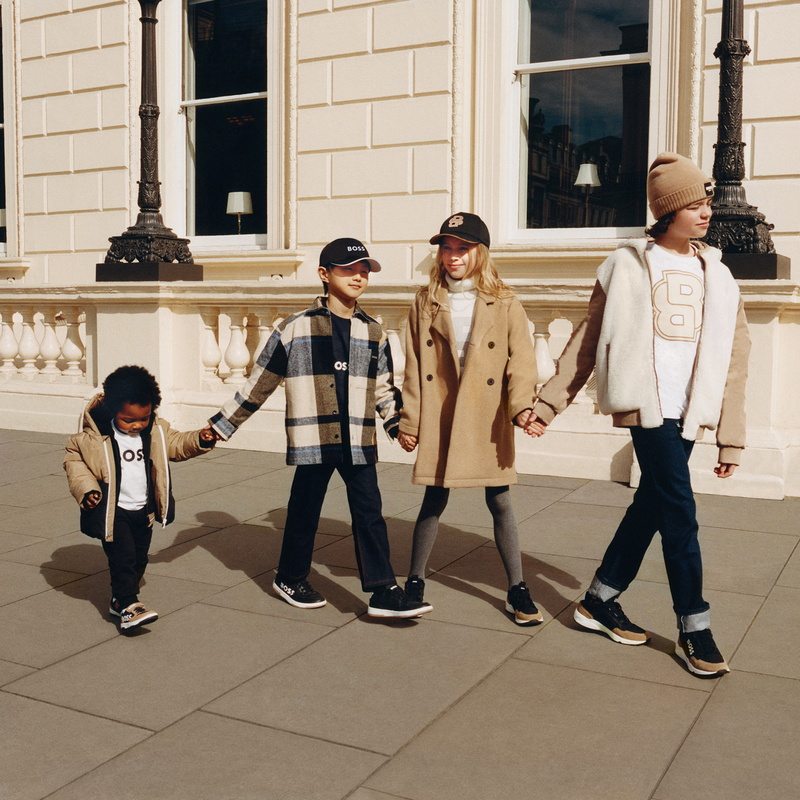 Pantal&oacute;n de ch&aacute;ndal de mulet&oacute;n BOSS 
                        NI&Ntilde;O