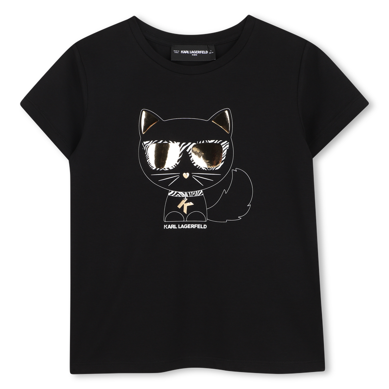 CAMISETA ILUSTRACI&Oacute;N CHOUPETTE KARL LAGERFELD KIDS 
                        NI&Ntilde;A