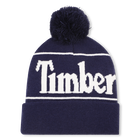 Gorro de punto con pomp&oacute;n jacquard TIMBERLAND 
                    NI&Ntilde;O