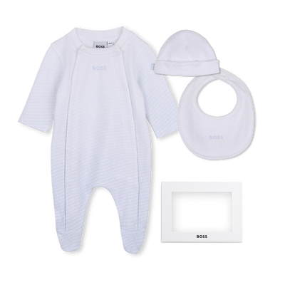 Conjunto de pijama, gorro y babero. BOSS NI&Ntilde;O