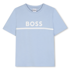 Conjunto de camiseta y pantalones cortos. BOSS 
                    NI&Ntilde;O