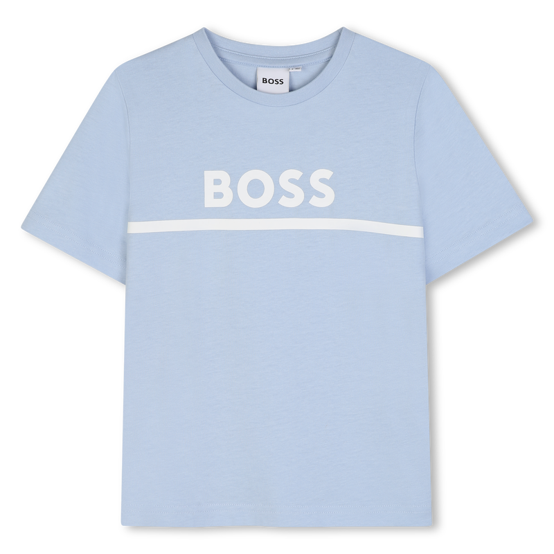 Conjunto de camiseta y pantalones cortos. BOSS 
                        NI&Ntilde;O