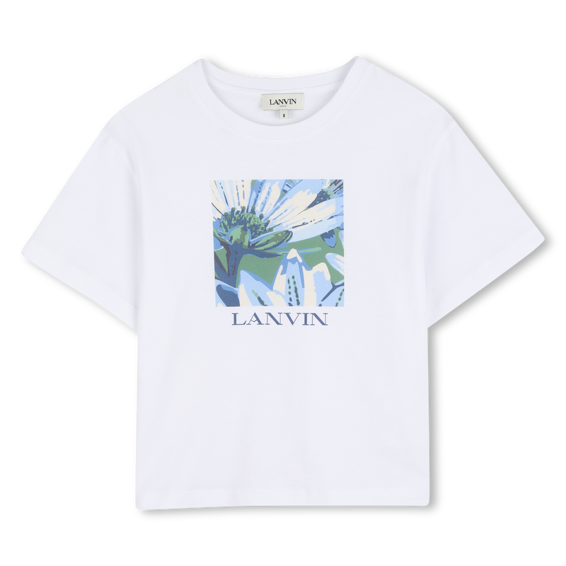 CAMISETA DE MANGA CORTA LANVIN 
                        NIÑA