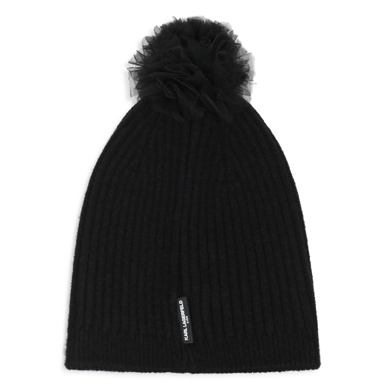 Gorro de punto KARL LAGERFELD KIDS 
                        NI&Ntilde;A
