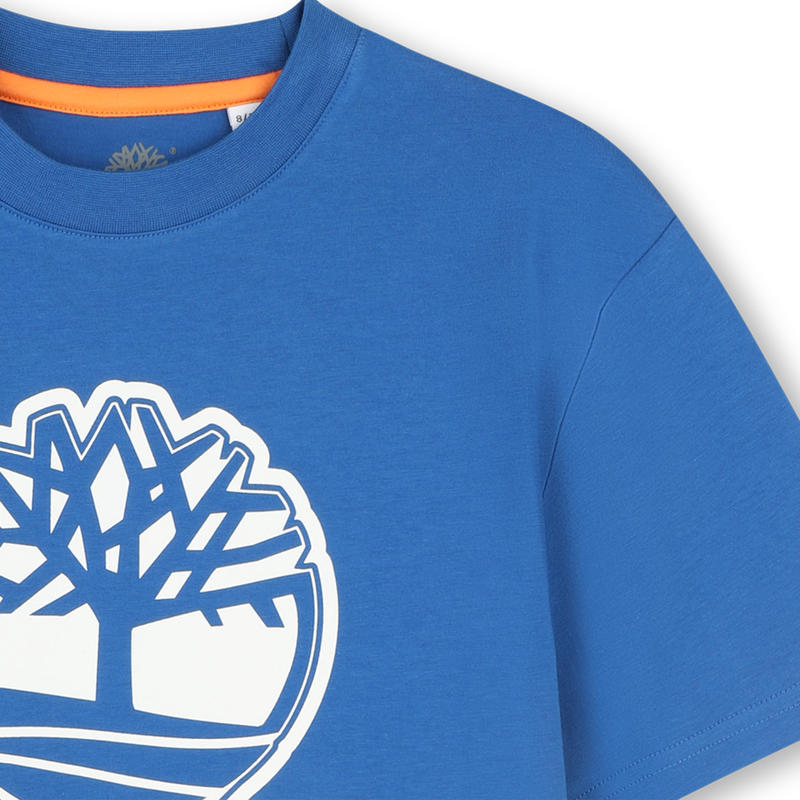 Camiseta bicolor con el logo TIMBERLAND 
                        NI&Ntilde;O
