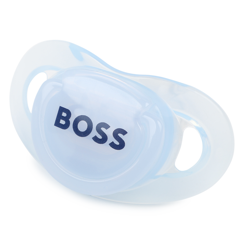 Chupete de silicona con logo BOSS 
                        UNISEXO