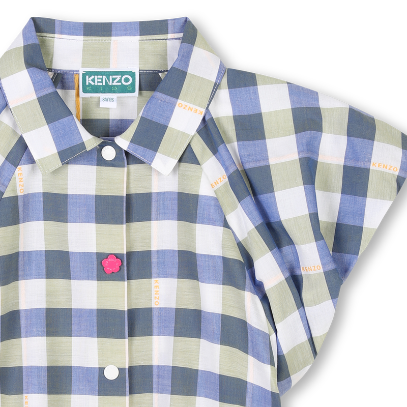 Blusa algod&oacute;n de manga corta KENZO KIDS 
                        NI&Ntilde;A