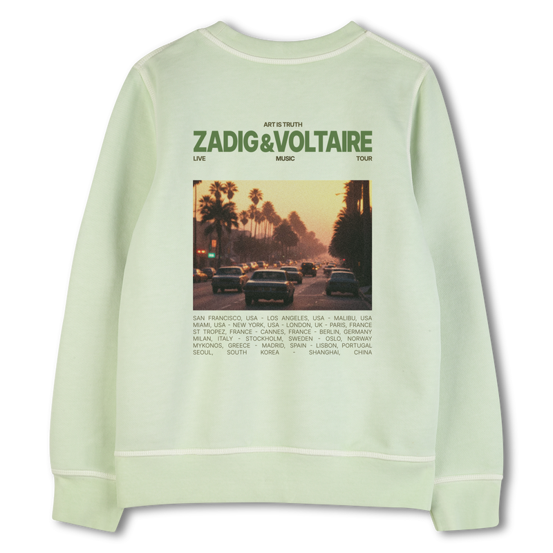 SUDADERA DE CUELLO REDONDO ZADIG & VOLTAIRE 
                        NI&Ntilde;O