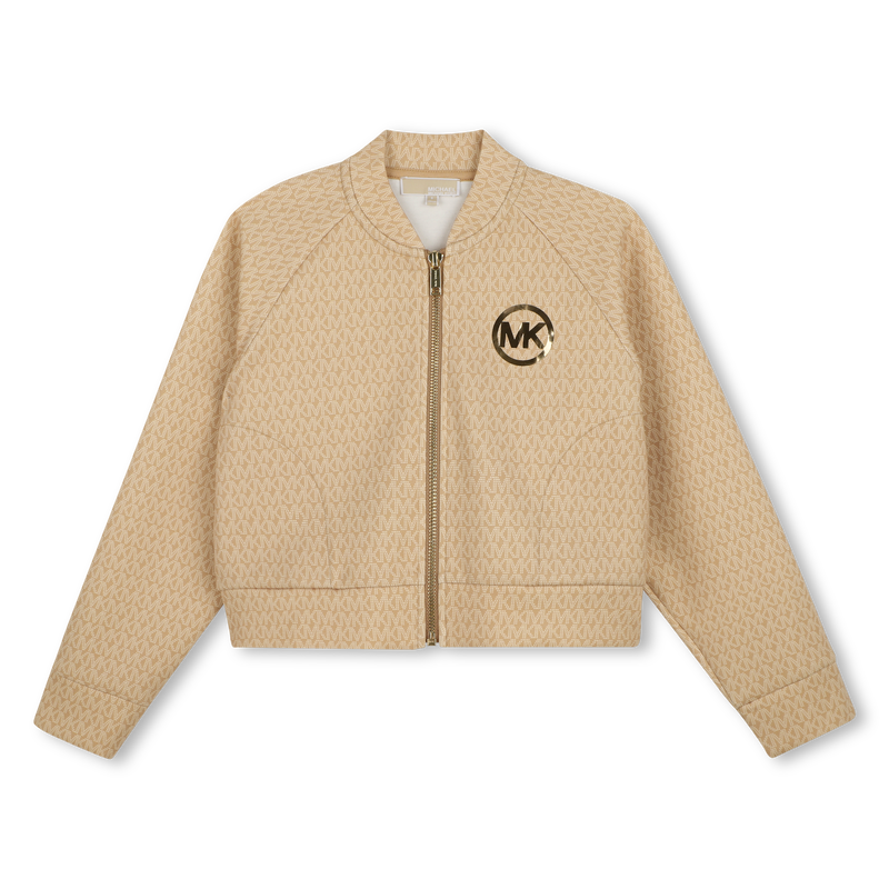 C&aacute;rdigan de doble jersey MICHAEL KORS 
                        NI&Ntilde;A
