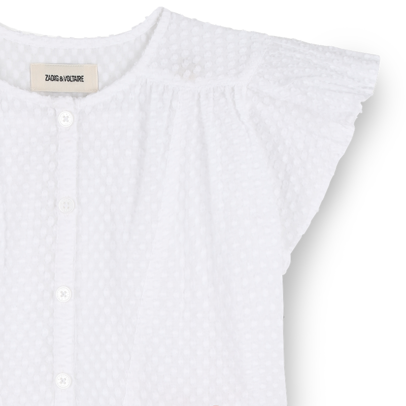 BLUSA DE MANGA CORTA ZADIG & VOLTAIRE 
                        NI&Ntilde;A