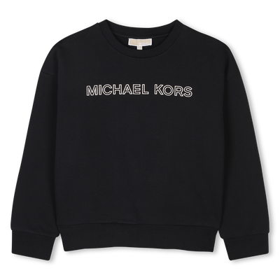 Su&eacute;ter de mulet&oacute;n de algod&oacute;n MICHAEL KORS NI&Ntilde;A