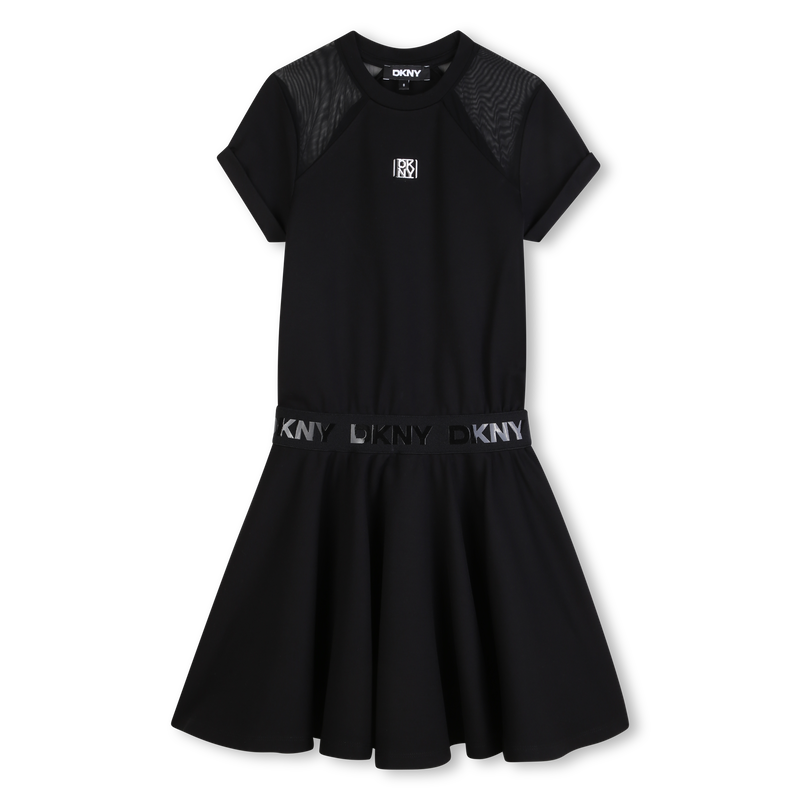 VESTIDO MANGA CORTA DKNY 
                        NI&Ntilde;A