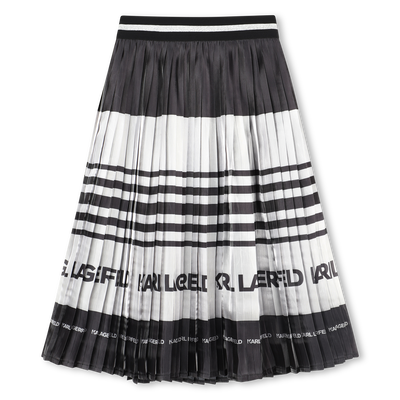 Falda midi plisada KARL LAGERFELD KIDS NI&Ntilde;A