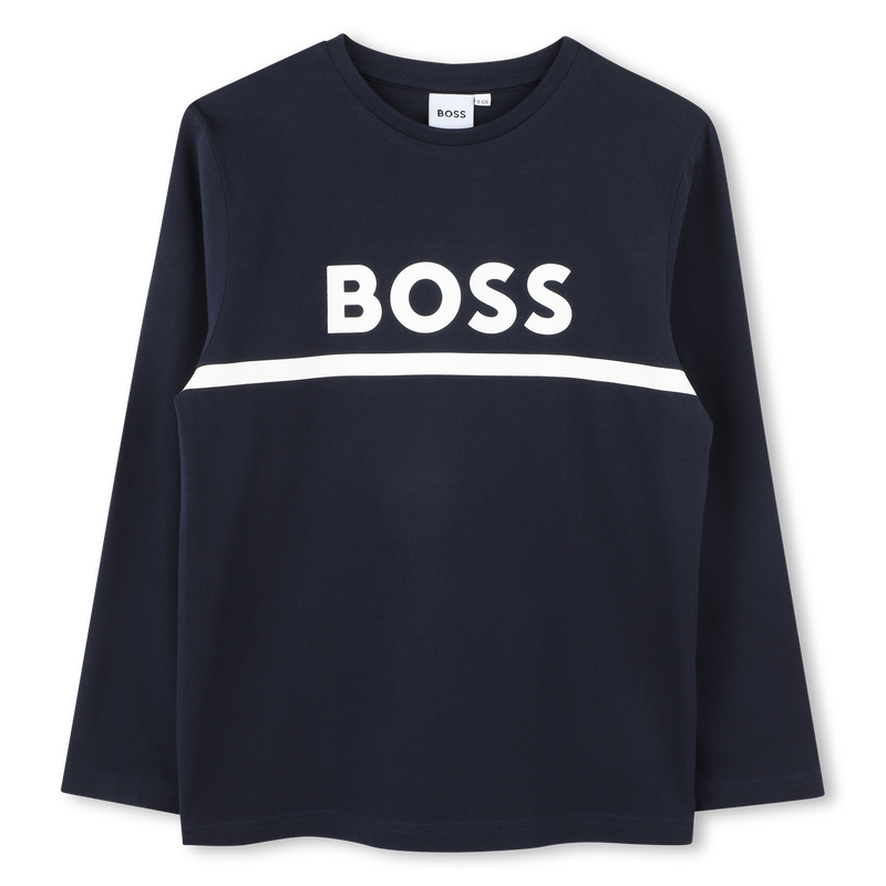CAMISETA DE MANGA LARGA BOSS 
                        NI&Ntilde;O