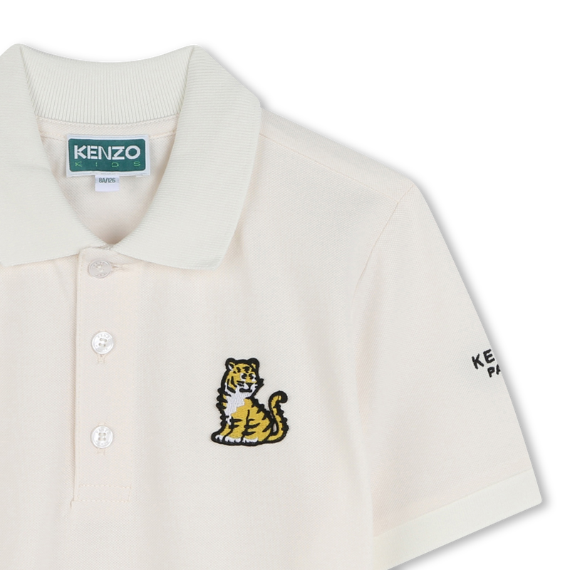Polo algod&oacute;n de manga corta KENZO KIDS 
                        UNISEXO