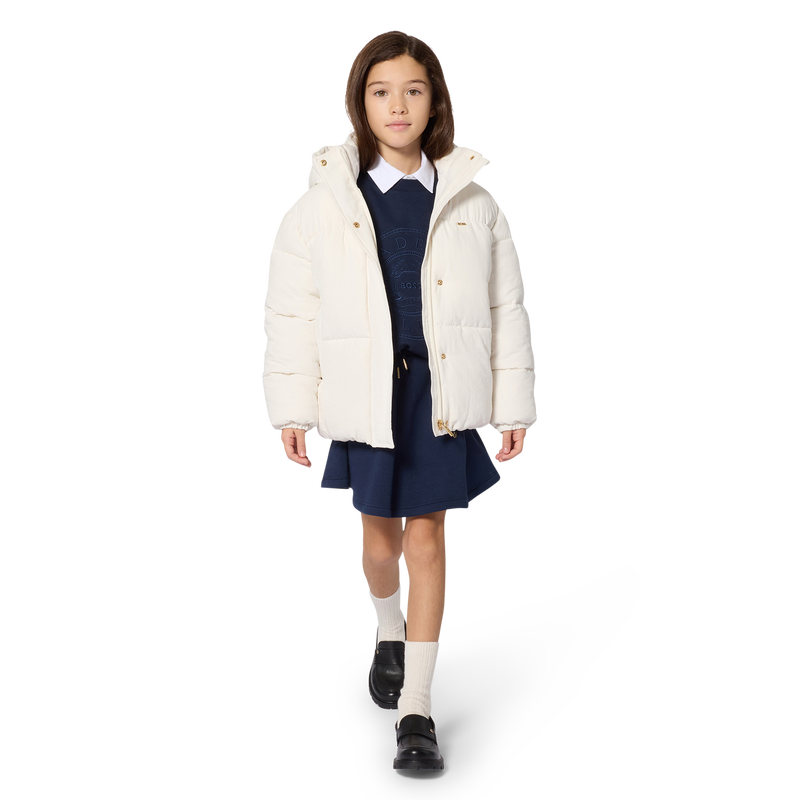 Chaqueta acolchada con capucha BOSS 
                        NI&Ntilde;A