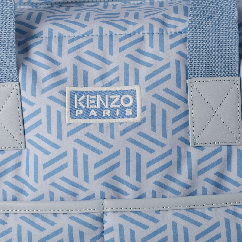 Pañalera acolchada de popelina estampada KENZO KIDS 
                        UNISEXO