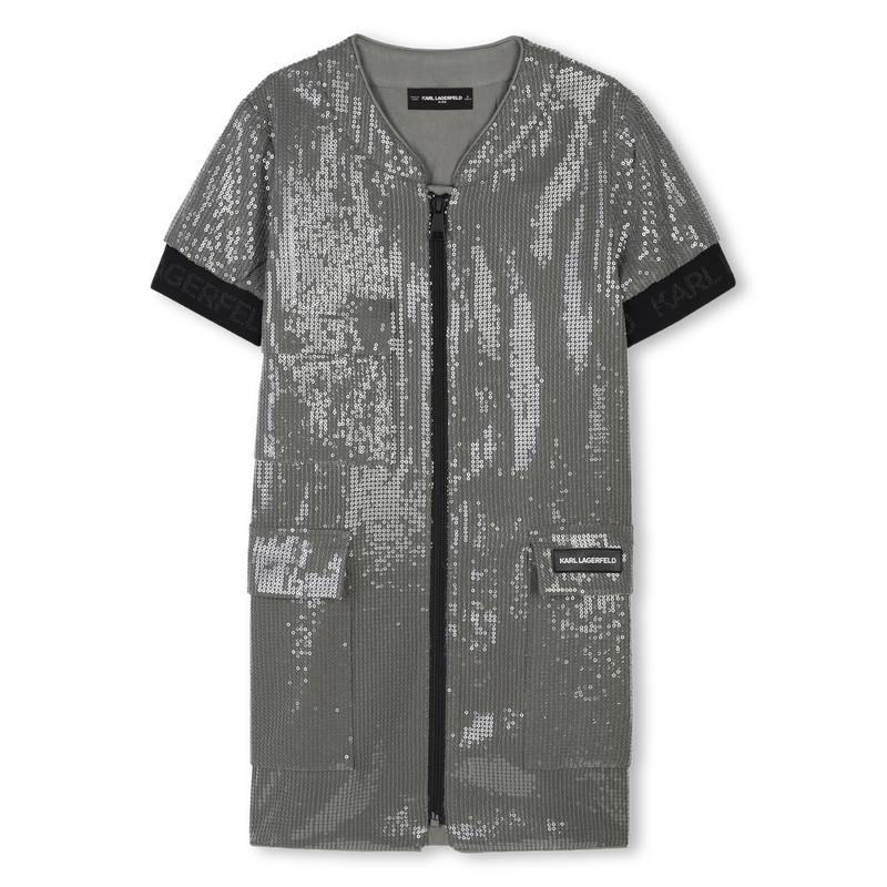 Vestido de manga corta KARL LAGERFELD KIDS 
                        NI&Ntilde;A