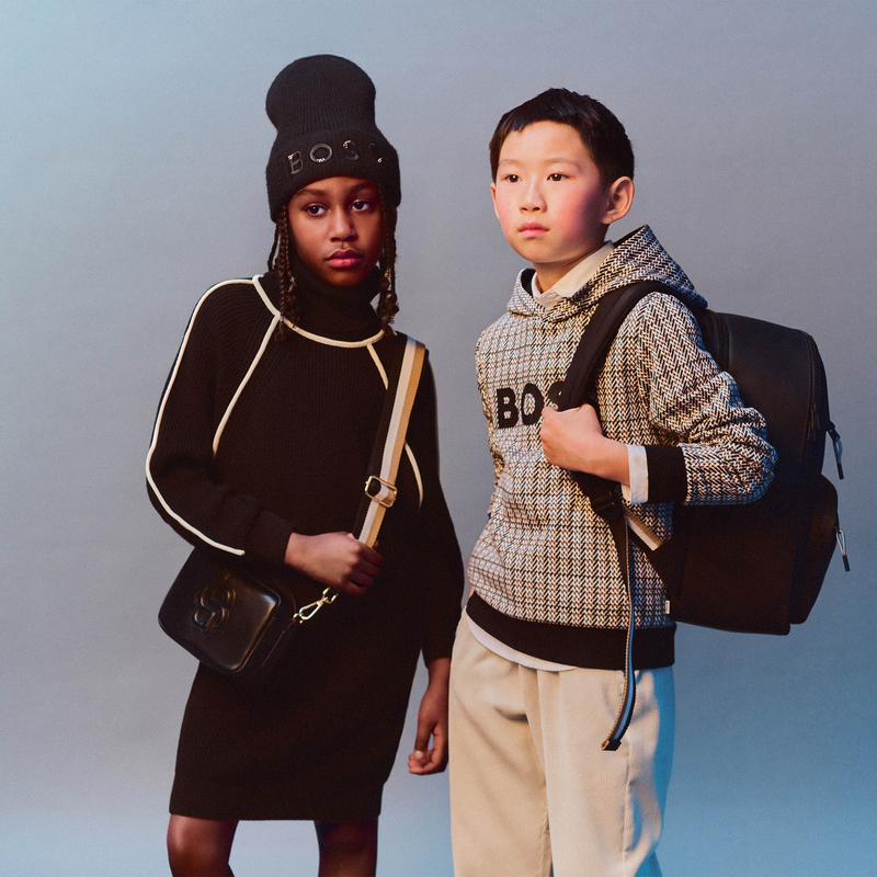 Vestido de cuello alto BOSS 
                        NI&Ntilde;A