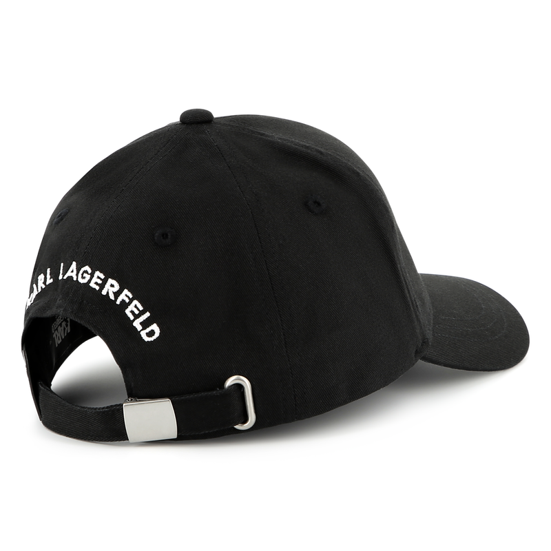 Gorra ajustable de algod&oacute;n KARL LAGERFELD KIDS 
                        NI&Ntilde;O