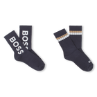 Pack de 2 pares de calcetines BOSS 
                    NI&Ntilde;O