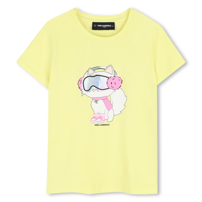 Camiseta de mangas cortas KARL LAGERFELD KIDS 
                        NI&Ntilde;A