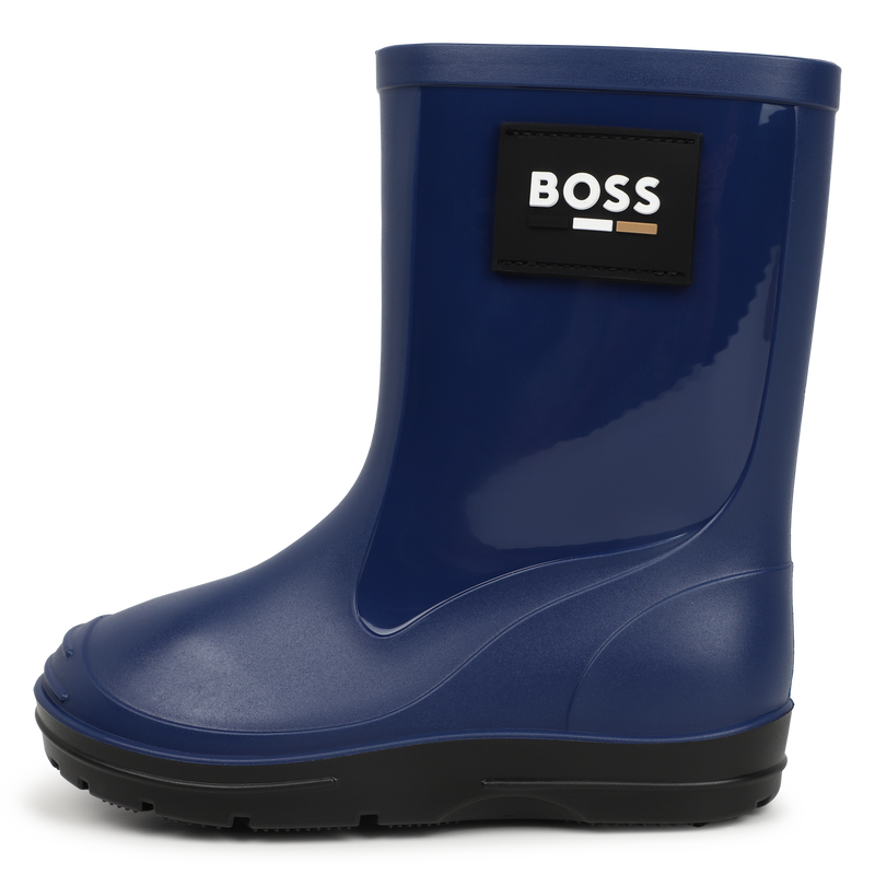 Botas de agua bitextura BOSS 
                        NI&Ntilde;O