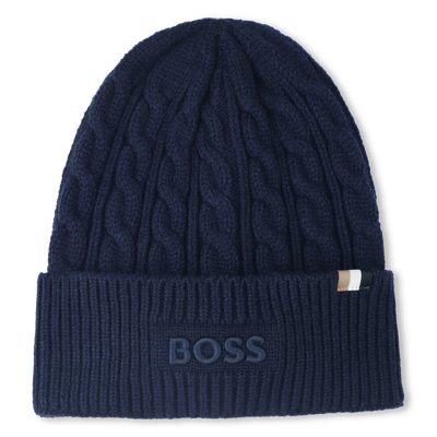 Gorro de punto trenzado BOSS NIÑO