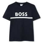 Camiseta de mangas cortas, MARINO, hi-res