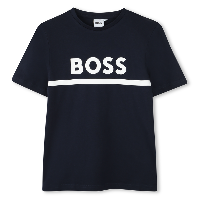 CAMISETA DE MANGA CORTA BOSS 
                        NI&Ntilde;O