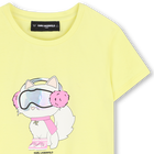 Camiseta de mangas cortas KARL LAGERFELD KIDS 
                    NI&Ntilde;A