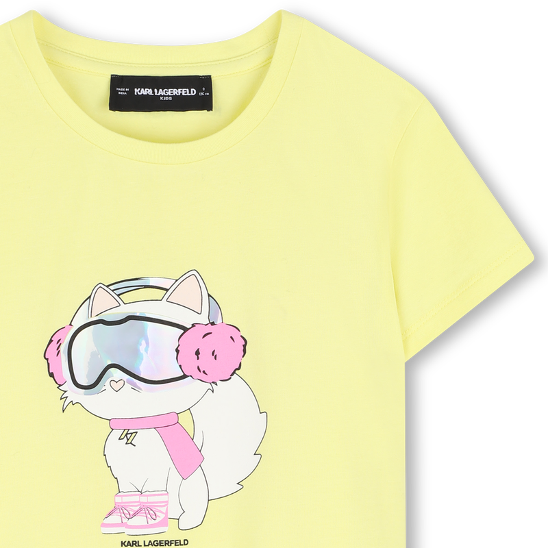 Camiseta de mangas cortas KARL LAGERFELD KIDS 
                        NI&Ntilde;A