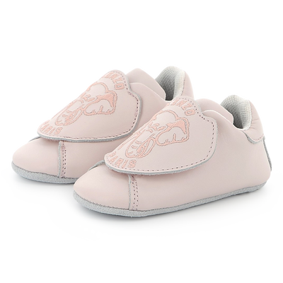 Patucos de cuero con velcro KENZO KIDS UNISEXO