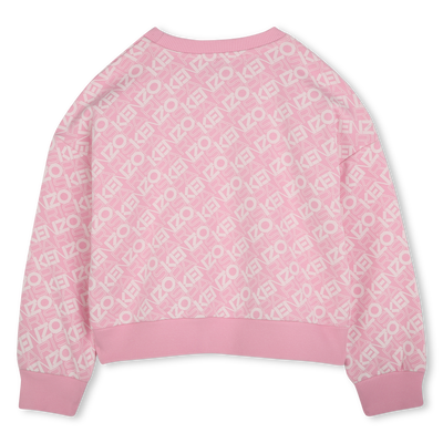 Sudadera de mulet&oacute;n de algod&oacute;n KENZO KIDS NI&Ntilde;A
